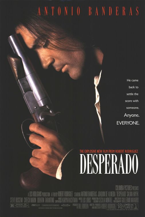 Antonio Banderas in DESPARADO  Most handsome men, Movie stars