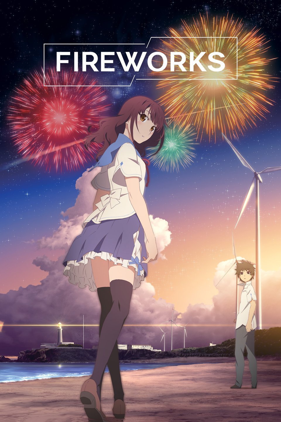 HD anime girl with firework wallpapers | Peakpx
