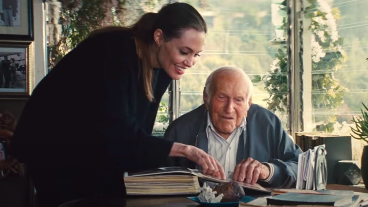 Angelina Jolie and Louis Zamperini talk about Unbroken Today Show