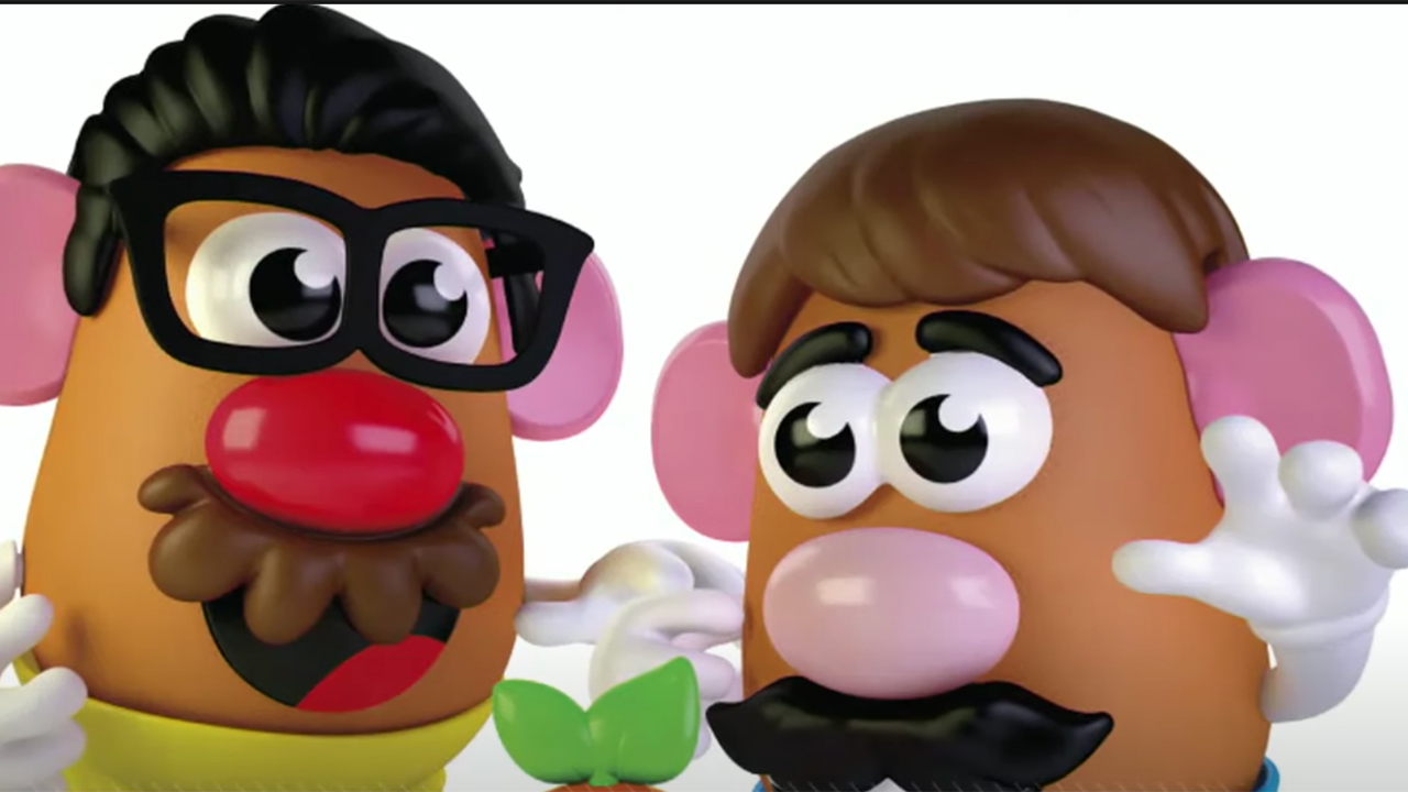Team Mr. Potato Head or Team Mrs. Potato Head Gender Reveal Stickers, Toy  Story, Disney Baby 