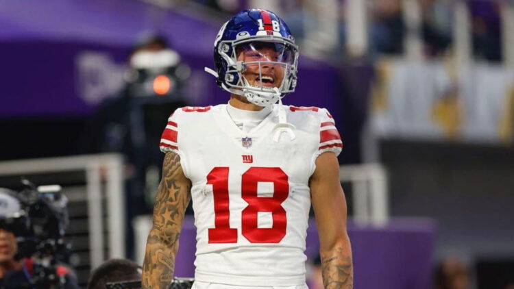 Giants Wr Isaiah Hodgins Posts Career Highs In Playoff Debut God Brought Me A Long Way