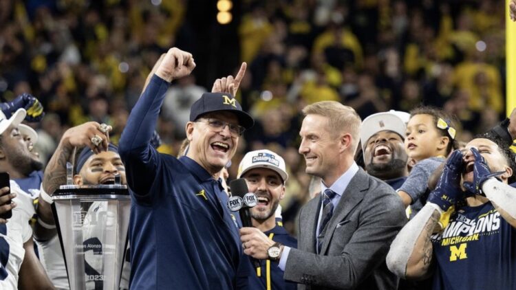 Jim Harbaugh Leads Michigan To National Championship Win